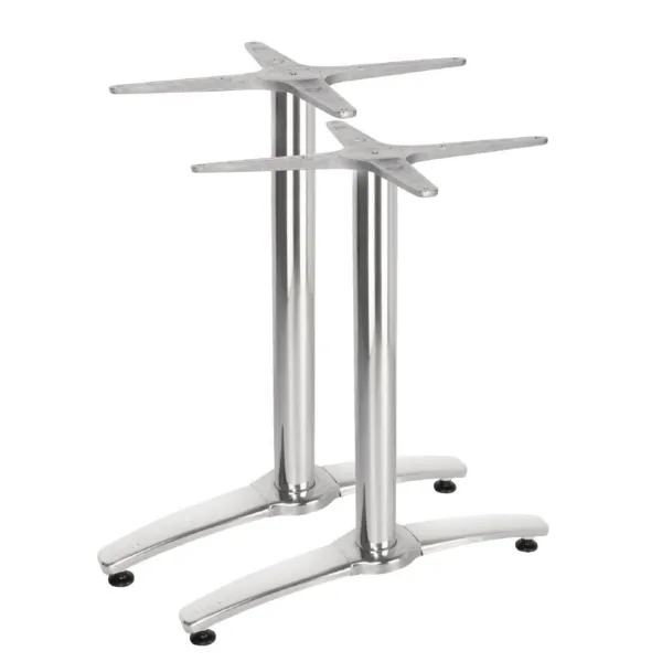 Pied de Table Double en Aluminium - Lot De 2