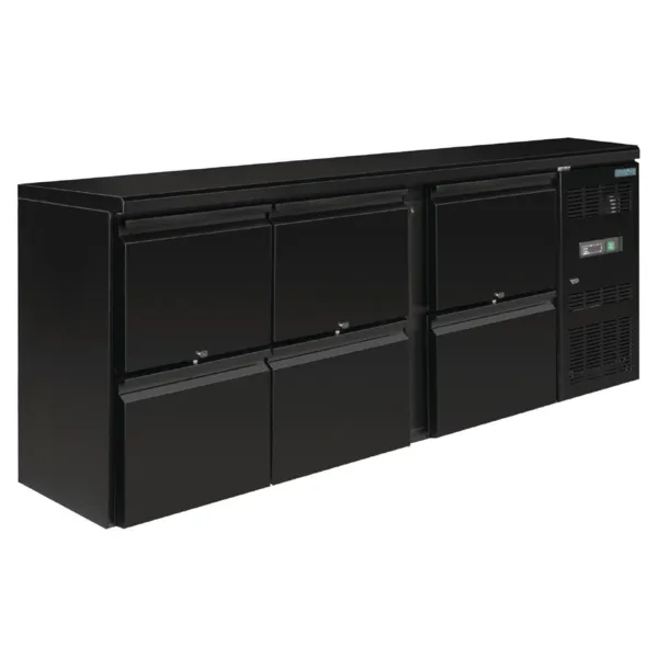 Arrière-Bar Réfrigéré - 6 Tiroirs Pleins - 536 L