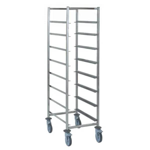 Chariot Pour Casiers À Vaisselle en Inox- 8 Niveaux