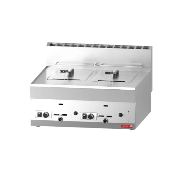 Friteuse Gaz 2 x 8L - P 650 mm