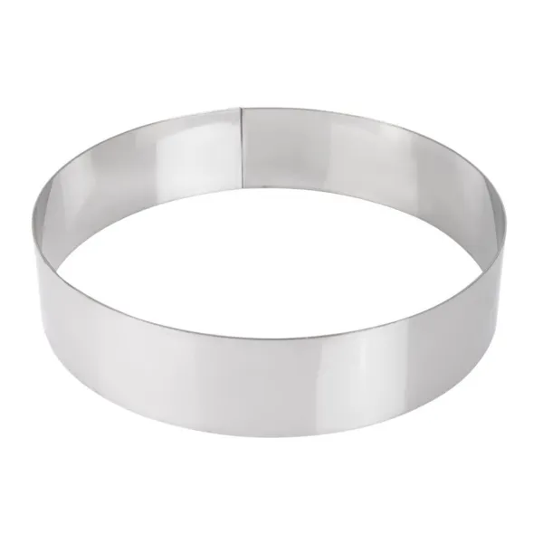 Cercle À Mousse Inox 200 X 45Mm