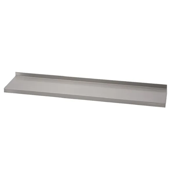 Etagère Murale en Inox Sans Supports - L 1000 x  P 400 mm