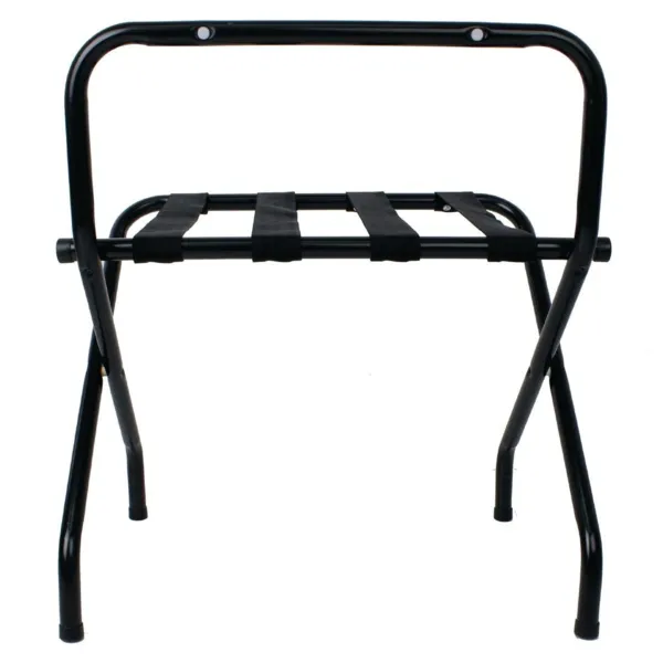 Support À Bagages Pliant Noir
