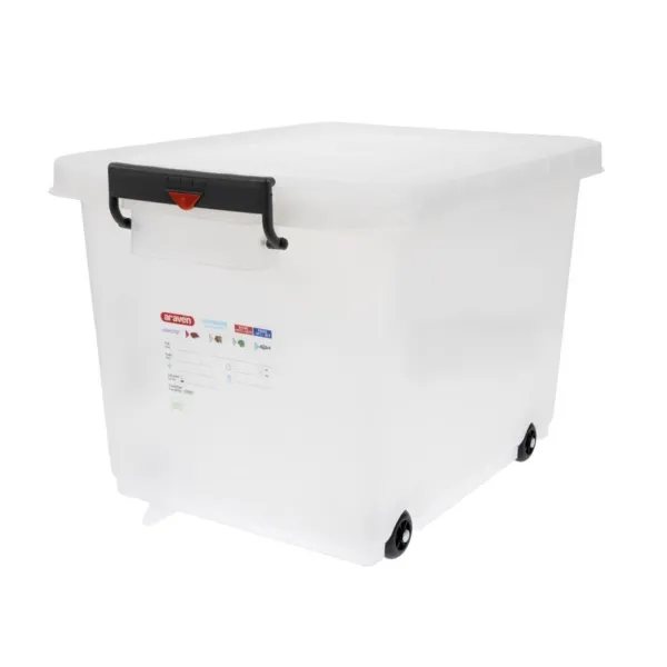 Conteneur Alimentaire Mobile Avec Couvercle 50L