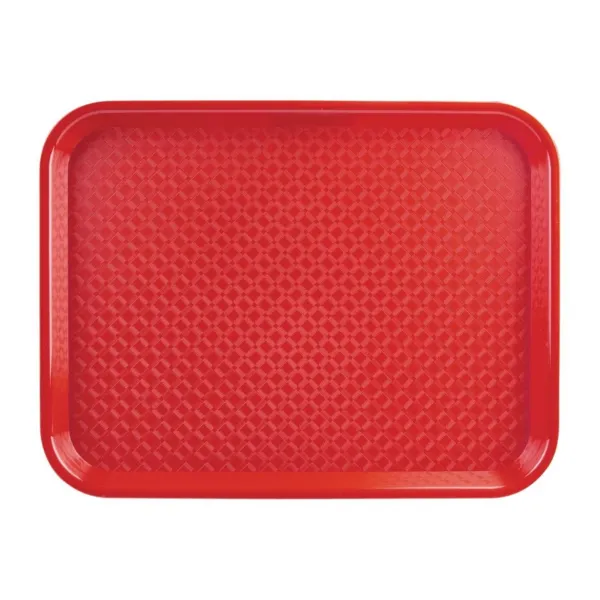 Plateau Self-Service Rouge 450 X 350Mm