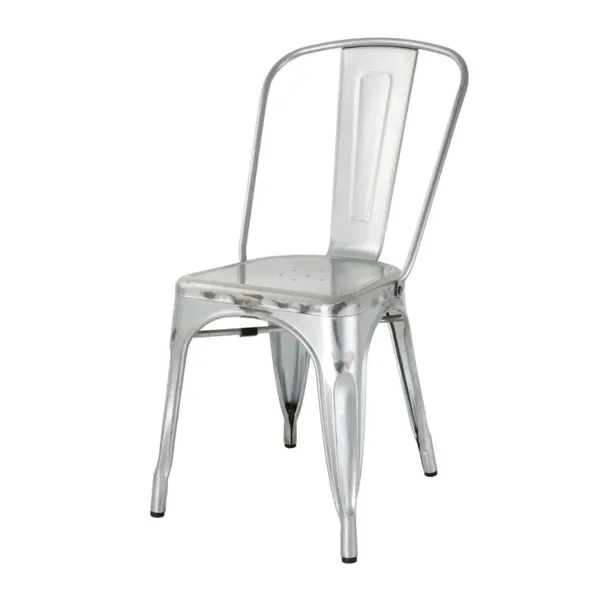 Chaises Bistro en Acier -  Lot de 4