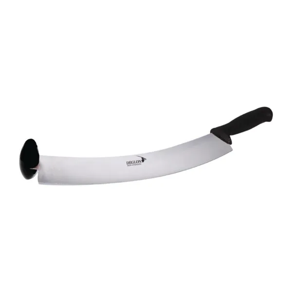 Couteau à Fromage Hollandais 2 Mains Lame Courbée 38 cm
