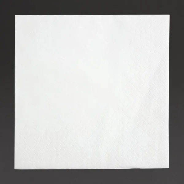 Serviettes Cocktail 2 Plis Format 1/4 240 mm Blanches - Lot de 4000