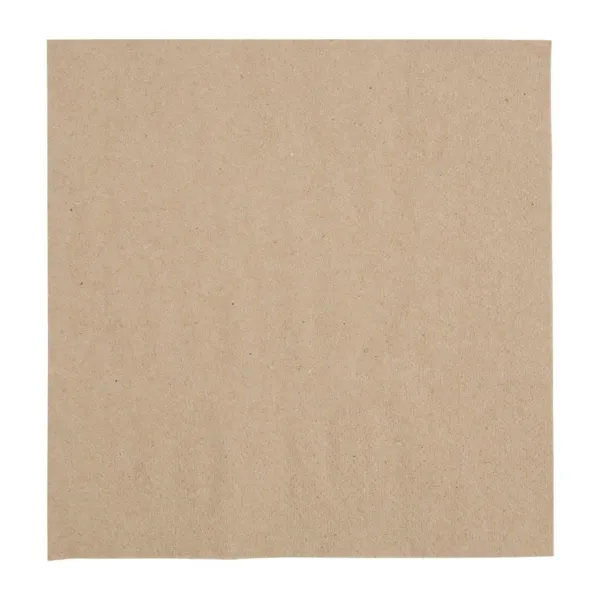 Serviettes Snacking Recyclées 2 Plis Pliage 1/4 330 mm Kraft - Lot de 2000
