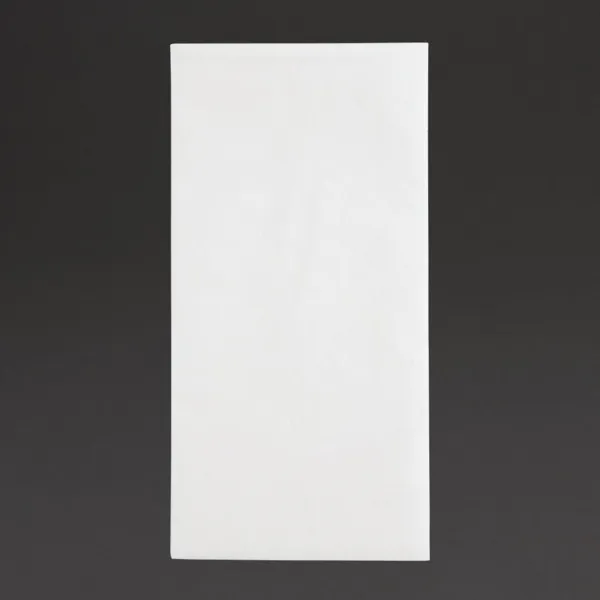 Serviettes Dîner 2 Plis Format 1/8 400 mm Blanches - Lot de 2000