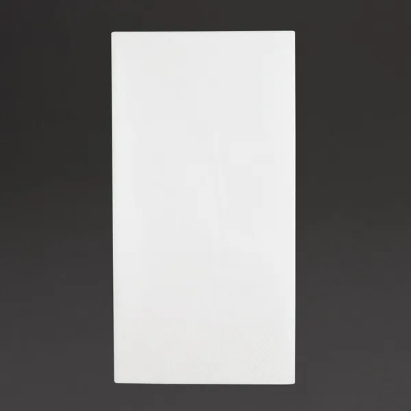 Serviettes Dîner 3 Plis Format 1/8 400 mm Blanches - Lot de 1000