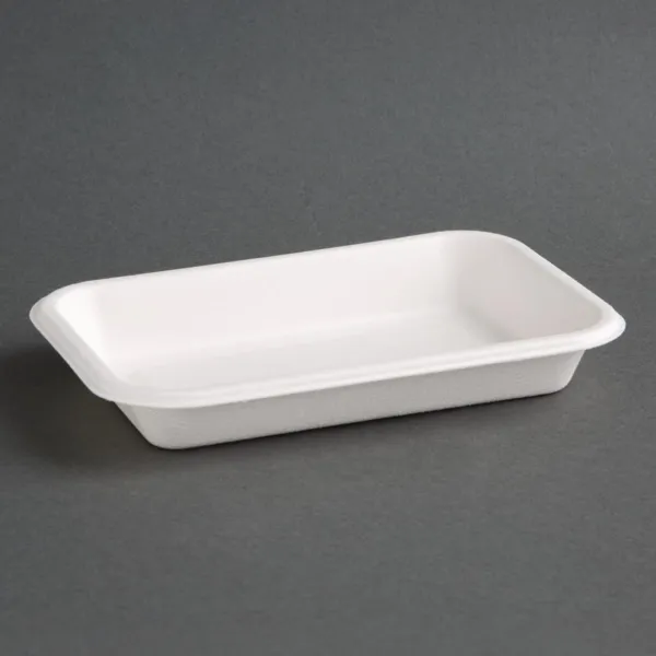 Barquettes Compostables en Bagasse 340 ml - Lot de 50