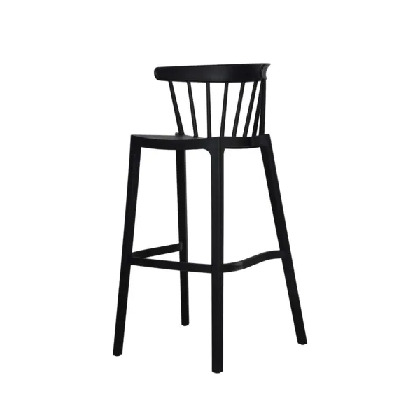 Tabouret de Bar Windson en Polypropylène - Noir