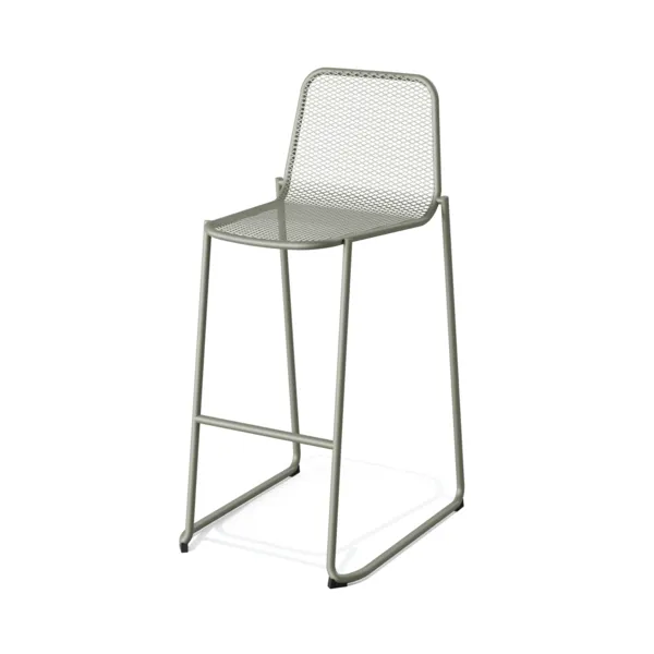 Tabouret de Bar Empilable Mase Métal - Vert