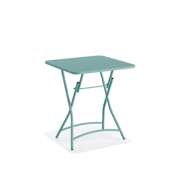 Table de Bistrot Pliable Breeze Métal - Bleu