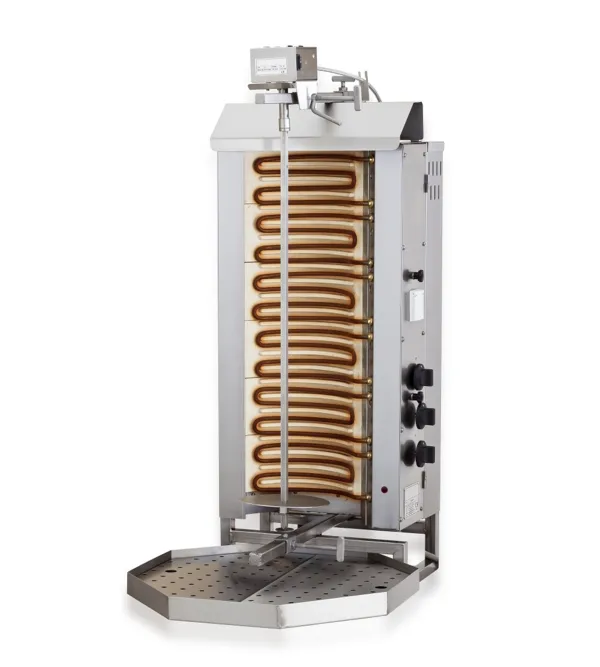Grill Kebab Electrique - 6 Zones de Chauffe