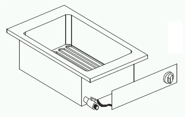 Friteuse Électrique Encastrable Drop-In - 10 L