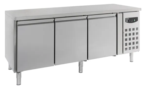 Table Réfrigérée Positive 600 x 400 à 3 Portes - 635 L