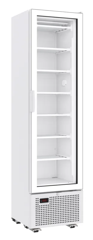 Armoire Réfrigérée Négative Blanche - 1 Porte Vitrée - 221 L