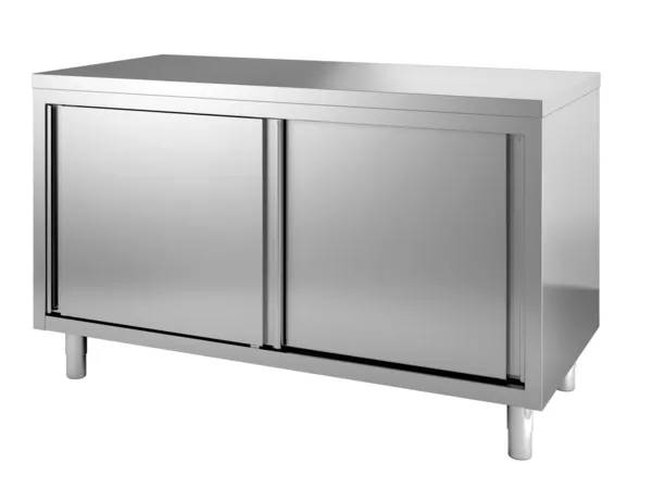 Meuble Inox Bas - 2 Portes - L 2000 x P 700 mm