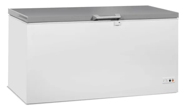 Congélateur Coffre avec Couvercle Inox - 572 L