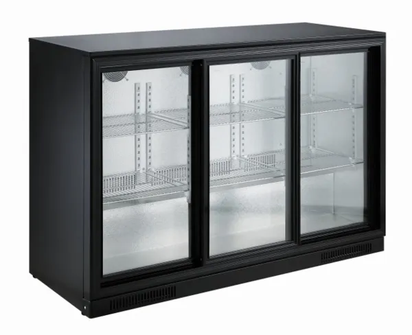 Arrière-Bar Réfrigéré à 3 Portes Coulissantes - 298 L