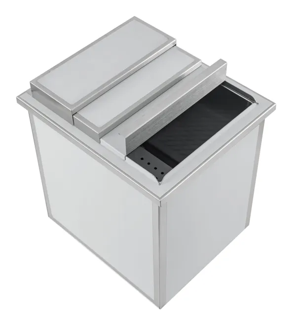 Bac à Glace Encastrable en Inox - 380x446 MM