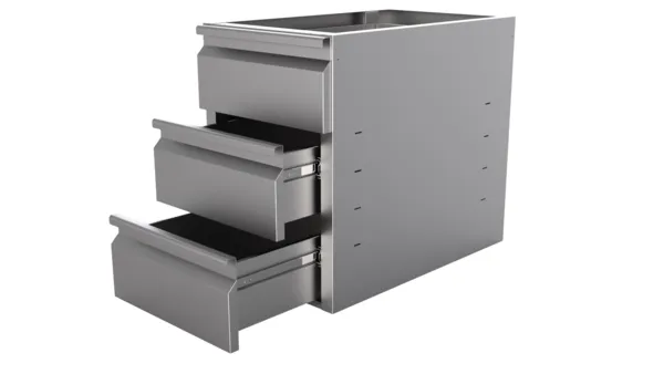 Bloc 3 Tiroirs pour Table Réfrigérée P 700 mm