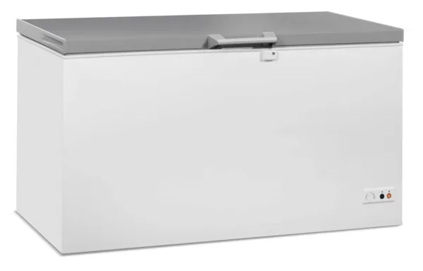 Congélateur Coffre avec Couvercle en Inox - 469 L