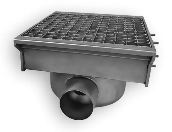 Caniveau de Sol - 300 x 265 mm - 2 Sorties