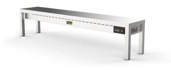 Etagère de Table Chauffante en Céramique - 1 Niveau - L 1600 x P 300 mm