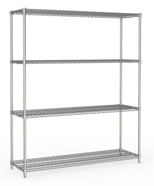 Etagère 4 Niveaux Démontable - L 1500 x P 450 mm