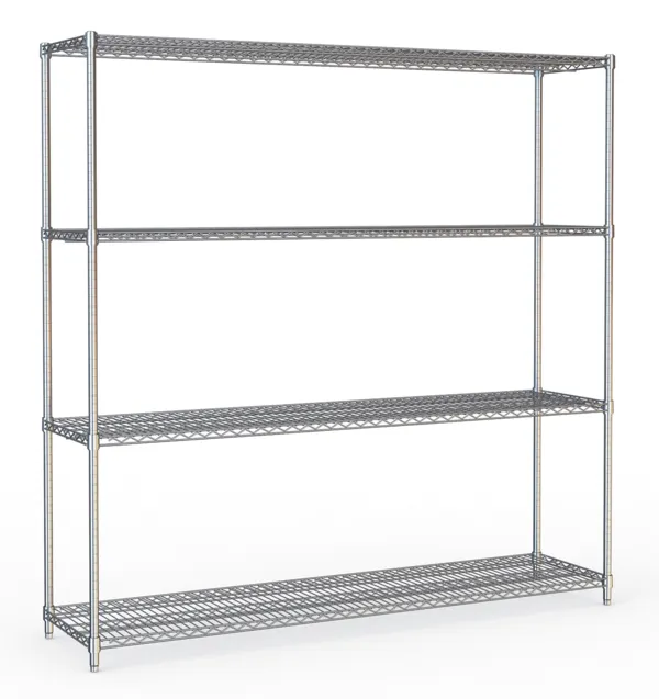Etagère 4 Niveaux Démontable - L 1800 x P 450 mm