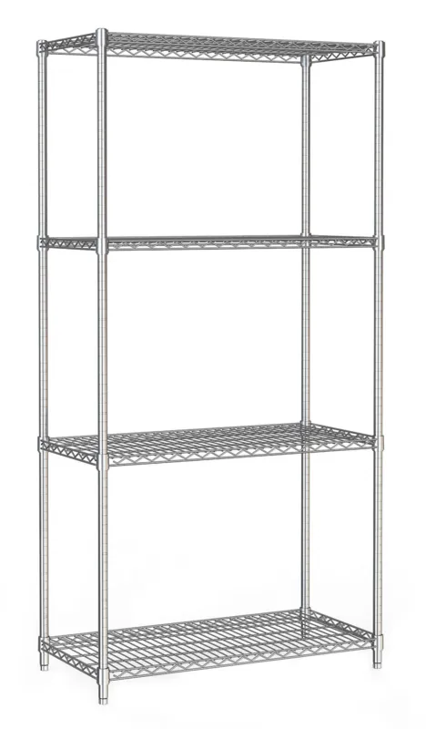 Etagère 4 Niveaux Démontable - L 900 x P 450 mm