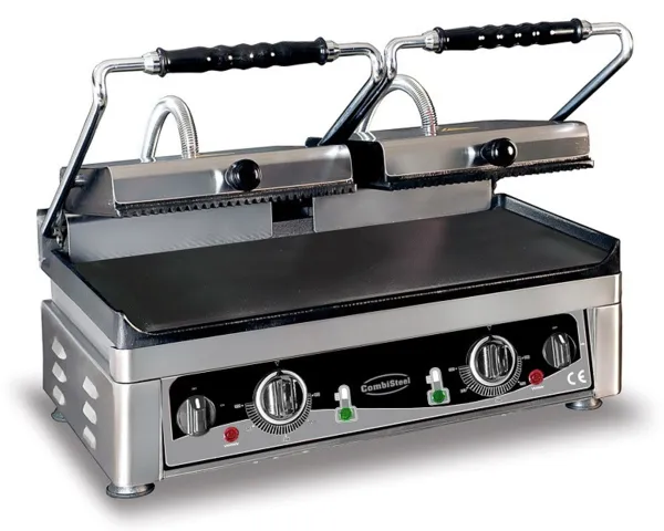 Grill Panini Double - Plaques Lisses et Rainurées