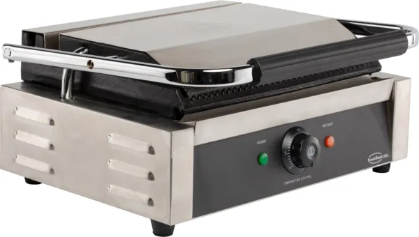 Grill Panini de Contact Simple - Plaques Rainurées