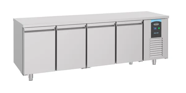 Table Réfrigérée Positive GN 1/1 à 4 Portes - 632 L