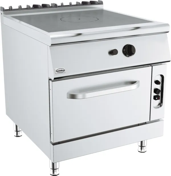 Cuisinière à Plaque Coup de Feu avec Four à Gaz - Base 900 - 11000 W