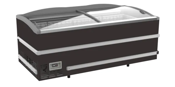 Congélateur Bahut Noir pour Supermarché - 864 L