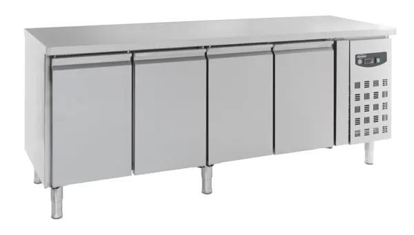 Table Réfrigérée Positive GN 1/1 à 4 Portes - 553 L