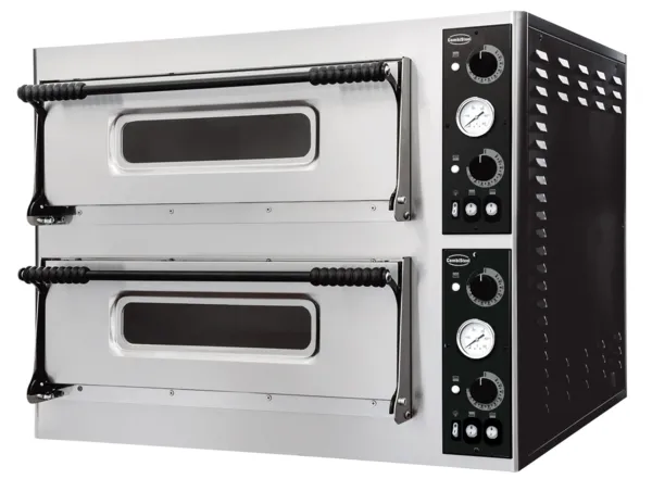 Four à Pizza à 2 Chambres - 2 x 4 Pizzas - 400 V
