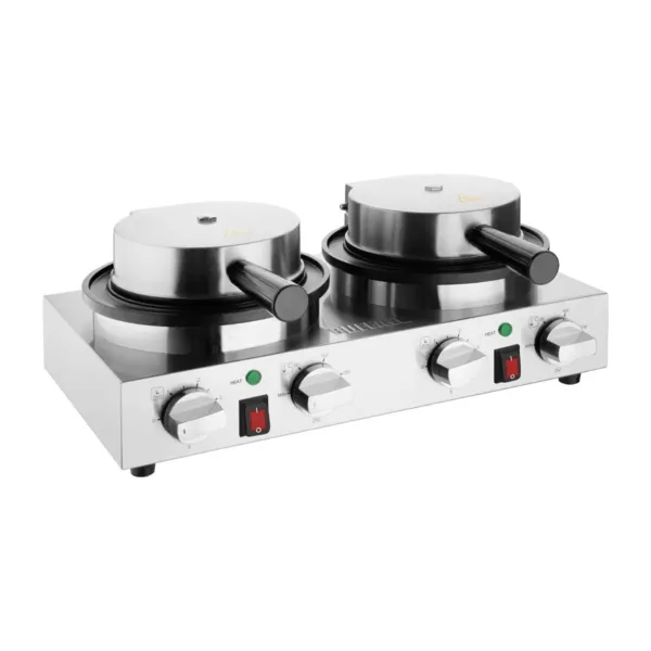 Gaufrier Belge Rond Double