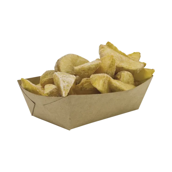Barquette à Frites en Kraft - 100 x 60 mm - Lot de 250