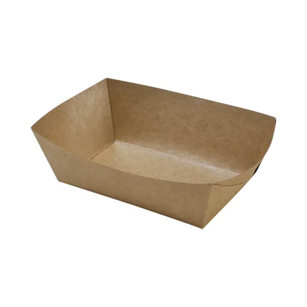 Barquette à Frites en Kraft - L 120 x P 80 mm - Lot de 250