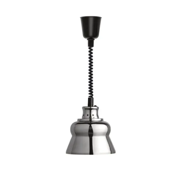 Lampe Chauffante Chrome Retro avec Ampoule