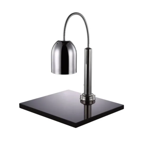 Lampe Chauffante Inox avec Base en Marbre