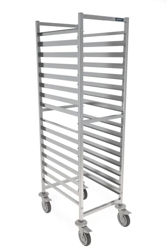 Chariot de Boulangerie Transversal en Inox - 16 Niveaux