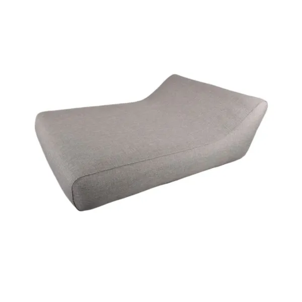 Chaise Longue Gonflable Double avec Dossier Haut Vivero - Anthracite