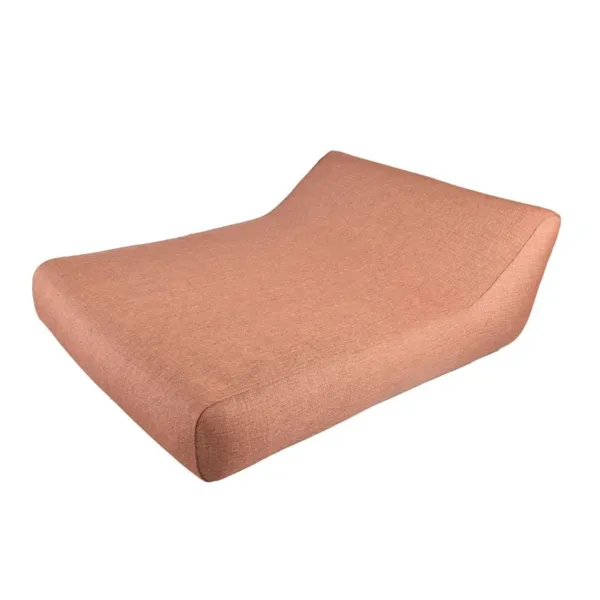 Chaise Longue Gonflable Double avec Dossier Haut Vivero - Terracotta