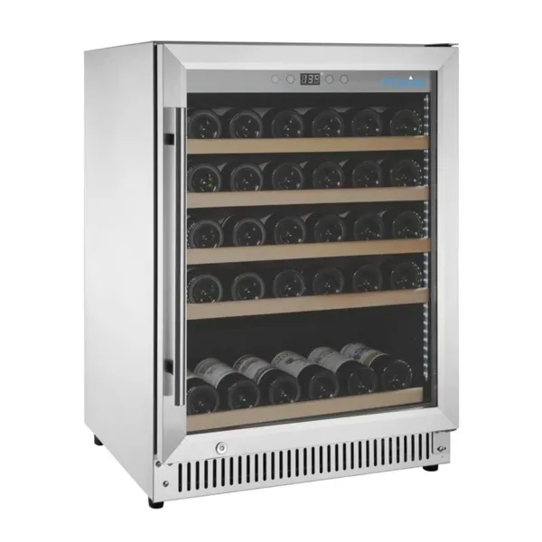 Rafraîchisseur à Vin Dessous de Comptoir Inox - 118 L